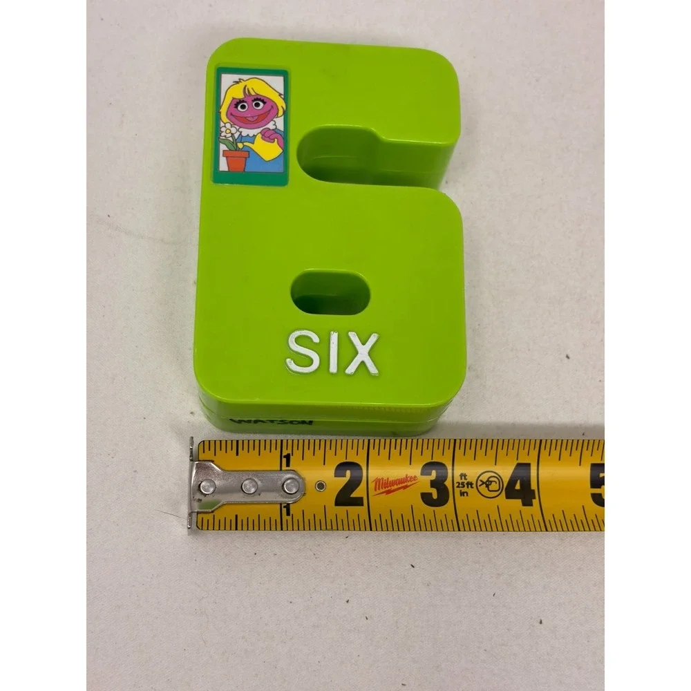 Vintage TYCO Preschool Sesame Street Numbers 1-10 Learning Blocks Lot of 10